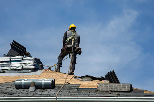 Professional Metal Roofing technician working in Burlington, MA